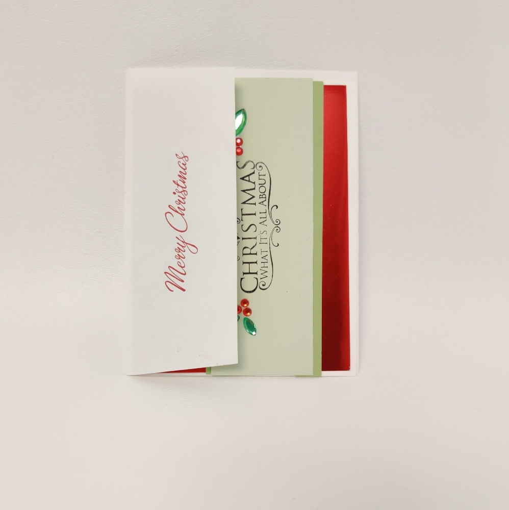 Handmade Merry Christmas Holiday Greeting Cards